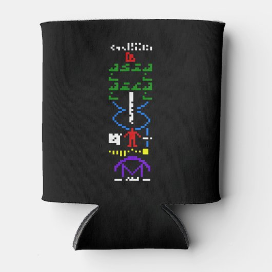 Arecibo Interstellar Message Science and Astronom Blikjeskoeler (Voorkant)