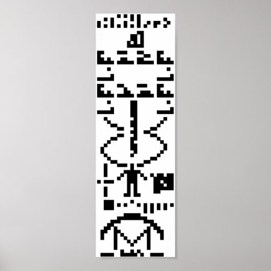 Arecibo_Message Poster (Voorkant)