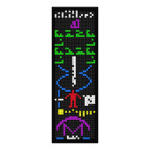 Arecibo message science extraterrestrial alien uni foto afdruk (Voorkant)