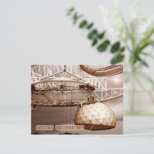 Arecibo Observatory, Puerto Rico Briefkaart (Staand voorkant)
