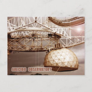 Arecibo Observatory, Puerto Rico Briefkaart