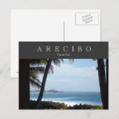Arecibo, Puerto Rico Briefkaart (Voorkant / Achterkant)