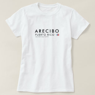 Arecibo Puerto Rico T-Shirt   Coördinaten T-shirt