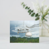 Arecibo Radio Telescope, Puerto Rico Briefkaart (Staand voorkant)
