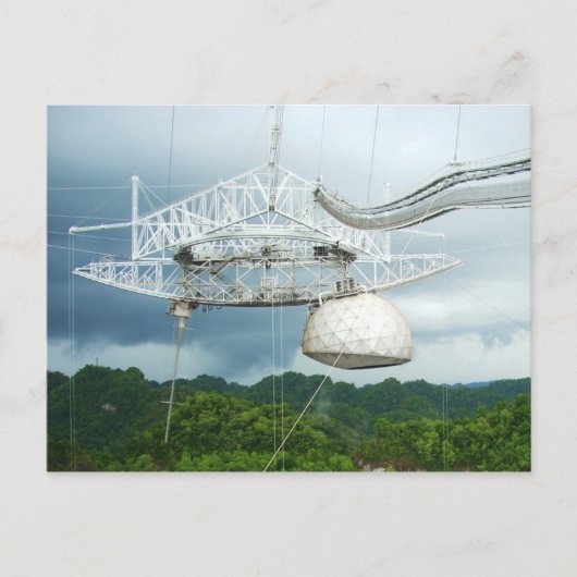 Arecibo Radio Telescope, Puerto Rico Briefkaart (Voorkant)