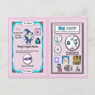 Areg - Wizard Argon Personeel Briefkaart