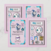 Areg - Wizard Argon Personeel Briefkaart (Voorkant / Achterkant)