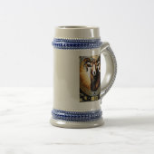 Areinastrologische teken bierpul (Voorkant rechts)