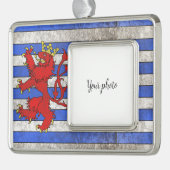 Arelerland Verzilverd Omlijst Ornament (Links)