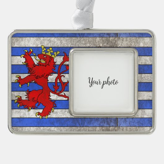 Arelerland Verzilverd Omlijst Ornament (Voorkant)
