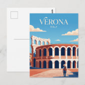 Arena di Verona Italië Briefkaart (Voorkant / Achterkant)
