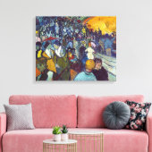 Arena in Arles | Van Gogh | Canvas Afdruk (Insitu (Woonkamer))