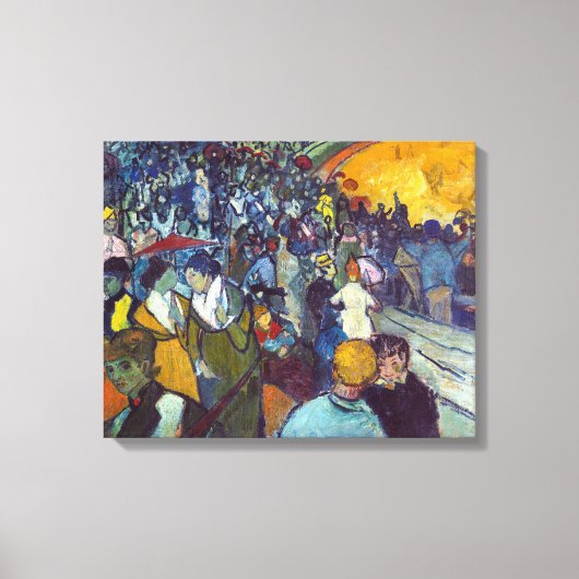 Arena in Arles | Van Gogh | Canvas Afdruk (Voorkant)