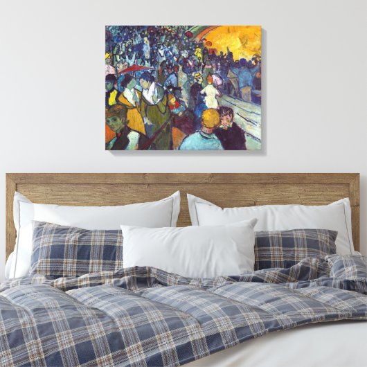 Arena in Arles | Van Gogh | Canvas Afdruk (Insitu (Slaapkamer))