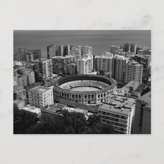 Arena in Malaga, Spanje Briefkaart (Voorkant)