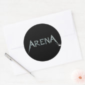 Arena Round Sticker (Envelop)