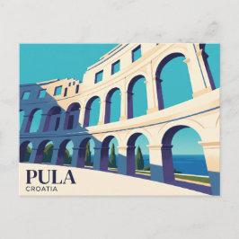 Arena van Pula Kroatië Briefkaart