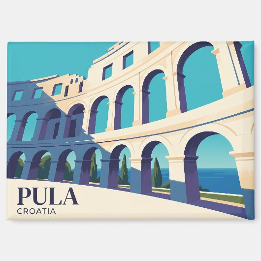 Arena van Pula Kroatië Magneet (Voorkant)