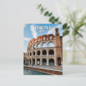 Arena van Verona, Briefkaart van Italië (Staand voorkant)