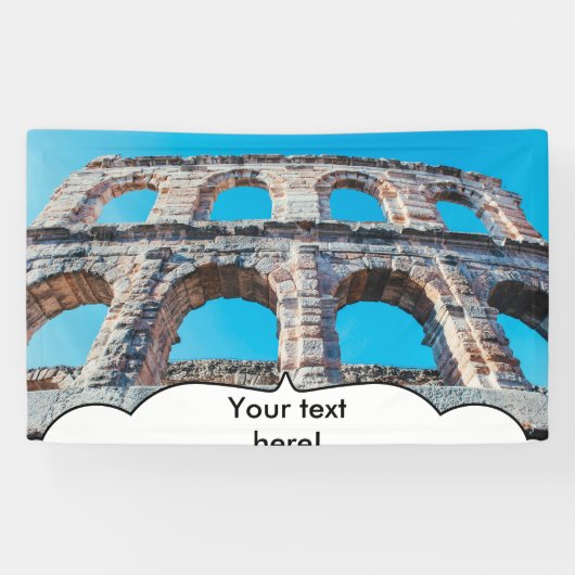 Arena van Verona, Italië Spandoek (Horizontaal)