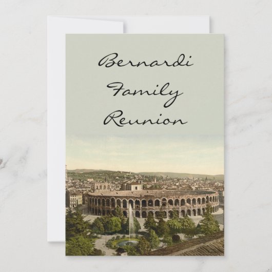 Arena, Verona, Italië Kaart (Voorkant)