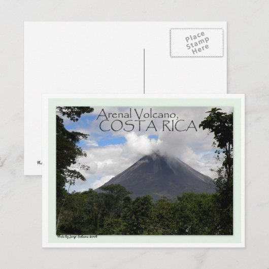 Arenal Volcano Briefkaart (Voorkant / Achterkant)