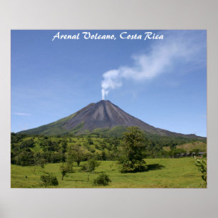 Arenal Volcano Costa Rica Poster