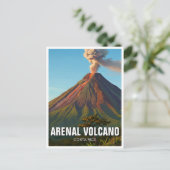 Arenal Volcano Costa Rica Reizen Briefkaart (Staand voorkant)
