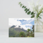 Arenal Volcano, groen viper in het Briefkaart Cost (Staand voorkant)