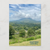 Arenal Volcano in Clouds Costa Rica Briefkaart (Voorkant)