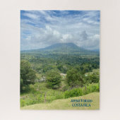 Arenal Volcano in Clouds Costa Rica Jigzaag Puzzle Legpuzzel (Verticaal)