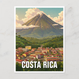 Arenal Volcano La Fortuna Costa Rica Reizen Briefkaart