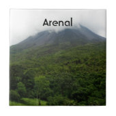 Arenal Volcano Tegeltje (Voorkant)