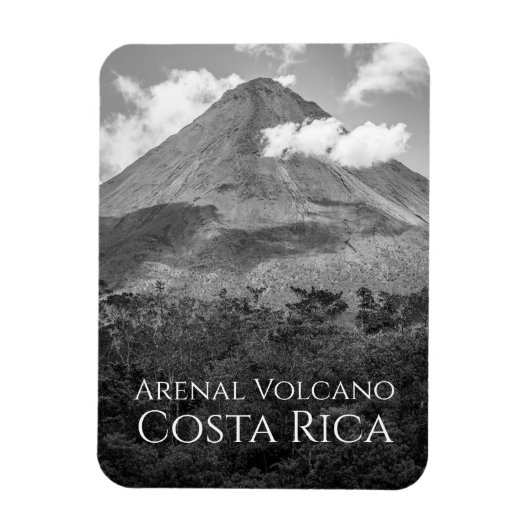 ARENAL VULCANO Costa Rica Beroemd Landmark Briefka Magneet (Verticaal)