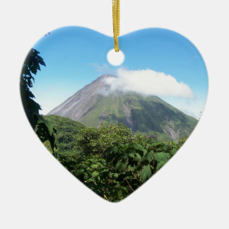 arenal vulcano keramisch ornament