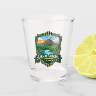 Arenal vulkaan Costa Rica Shot Glas