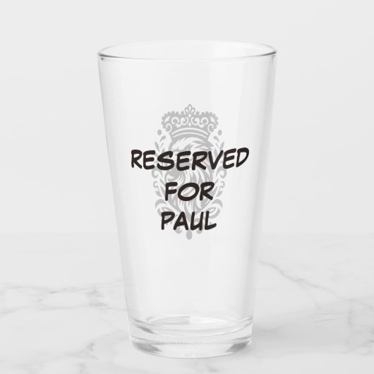 arend | GERESERVEERD | Gepersonaliseerde 16 oz Lib Glas (Achterkant)