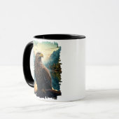 Arend in bergwildernis mok (Voorkant links)