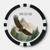Arend in vlucht  poker chips (Voorkant)