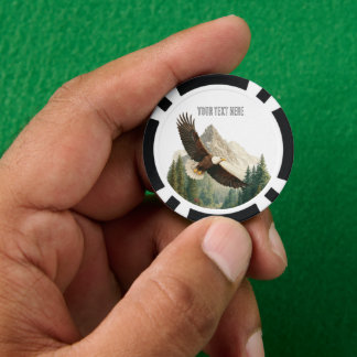 Arend in vlucht  poker chips