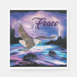 Arend in vlucht servet