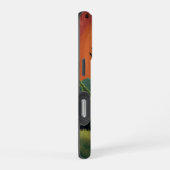 Arend in vlucht, Zonsondergang Majesteit iPhone Hoesje (Rechterkant)