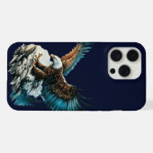 Arend in waterverf iPhone hoesje (Achterkant horizontaal)