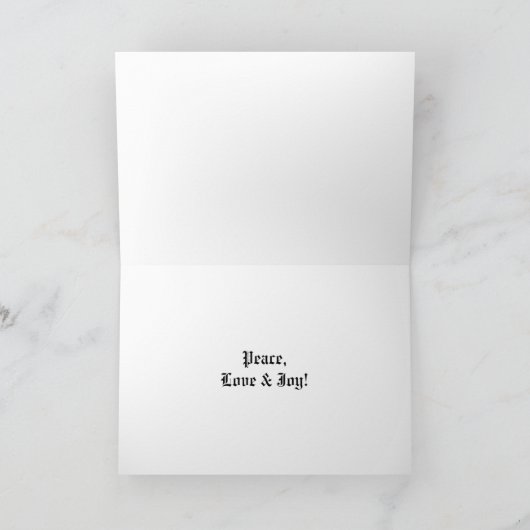 Arend met gespreide vleugels feestdagen kaart (Binnen)