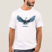 🦅 Arend met Vrijheid Zwevend - Majestueuze Vlucht T-shirt (Voorkant)