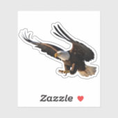 Arend swooping naar beneden sticker (Vel)