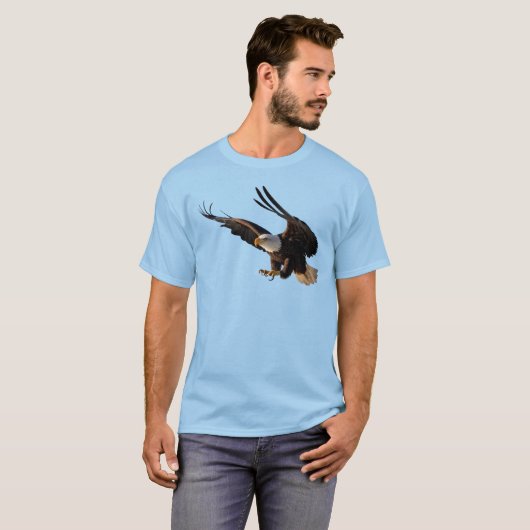 Arend swooping naar beneden t-shirt (Voorkant volledig)