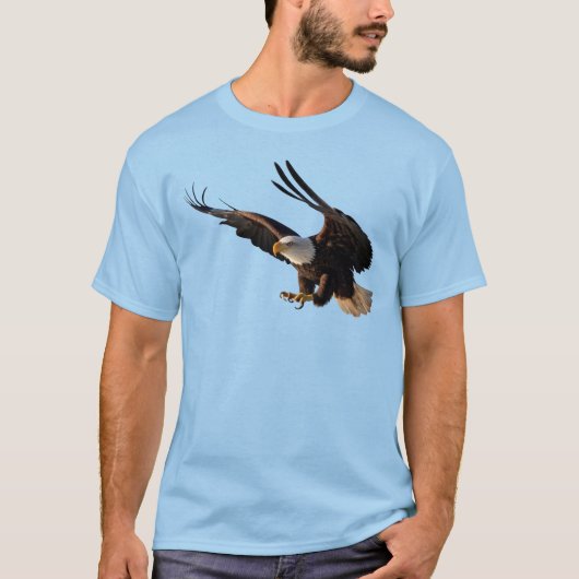 Arend swooping naar beneden t-shirt (Voorkant)