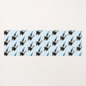 Arend swooping naar beneden yogamat (Achterkant (horizontaal))