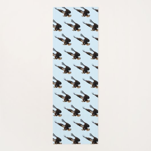 Arend swooping naar beneden yogamat (Achterkant)